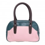 Beau Design Stylish  Green Color Imported PU Leather Casual Handbag With Double Handle For Women's/Ladies/Girls